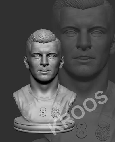 toni kroos 3d modelos descargar crealidad nube 3d print model - Mito3D