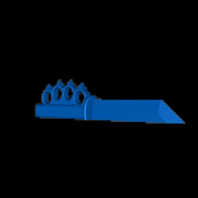 tonto cuchillo 3d modelos descargar crealidad nube 3d print model - Mito3D