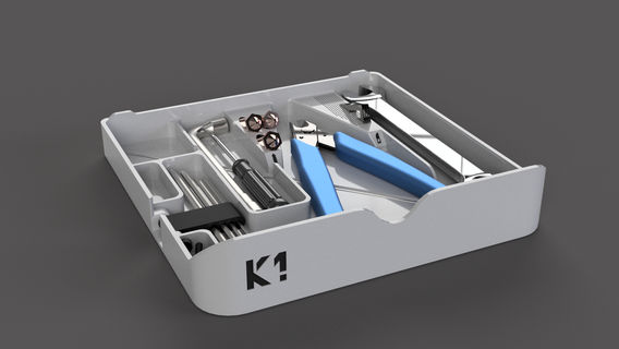 Werkzeug Box Realität k1 Neu v4 3d Modelle download Wolke 3D Drucker mod 3d print model - Mito3D