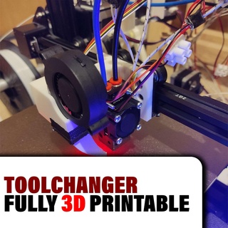 changeur d'outils pleinement 3d imprimable machinerie équipement 3d print model - Mito3D
