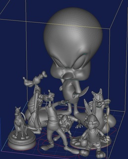 toons personnages 3d print model - Mito3D
