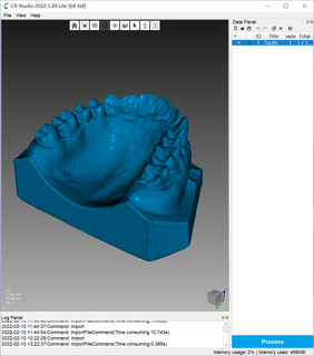 dente escaneado cr scan lagarto médico eletrodomésticos 3d print model - Mito3D