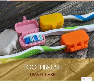 toothbrush travel case 3d models download creality cloud DIY 3d print model - Mito3D