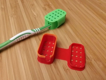 toothbrush travel case Foods 3d print model - Mito3D