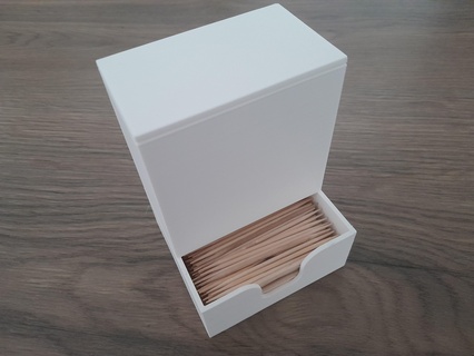 stuzzicadenti scatola 3d print model - Mito3D