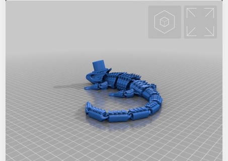 top hat lizard guagieking7 3d models download creality cloud Animals 3d print model - Mito3D