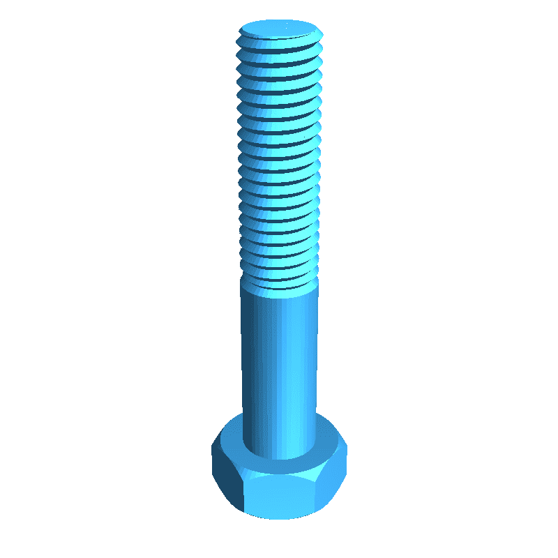 Tornillo m8 3D print model - Mito3D