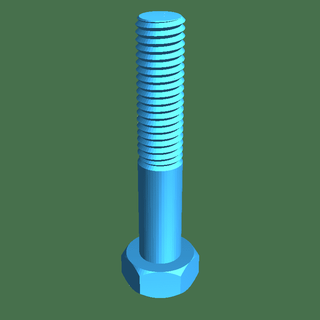 tornillo m8 Others 3d print model - Mito3D