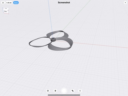 toroïdal hélice drones 3d print model - Mito3D