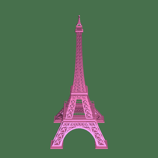 torre Eiffel historique bâtiments 3d print model - Mito3D