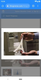 torre Eiffel arquitetura panorama 3d print model - Mito3D