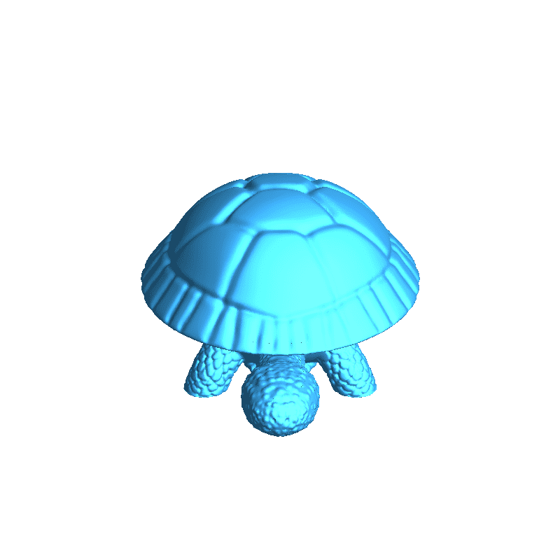 Schildkröte Tiere 3D print model - Mito3D
