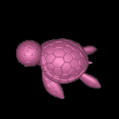 tortuga 3d modelos descargar crealidad nube 3d print model - Mito3D