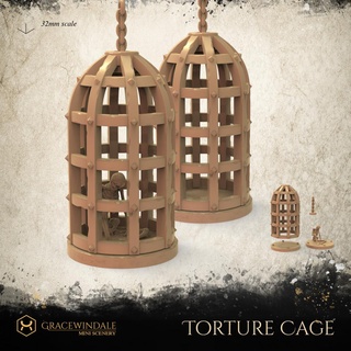 torture cage Others 3d print model - Mito3D