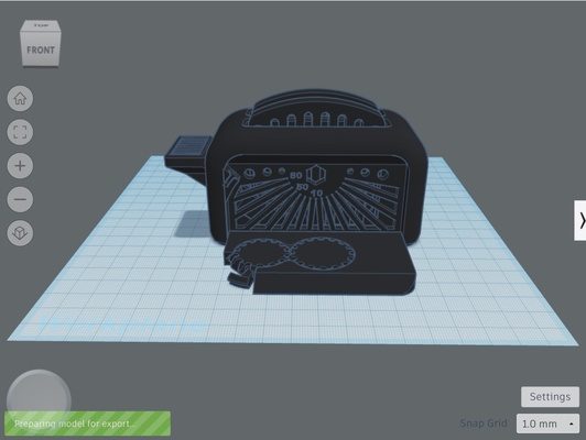 tortura tostadora 3d modelos descargar crealidad nube 3d print model - Mito3D
