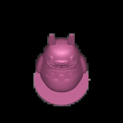 totoro hohl 3d modelle download realität wolke 3d print model - Mito3D