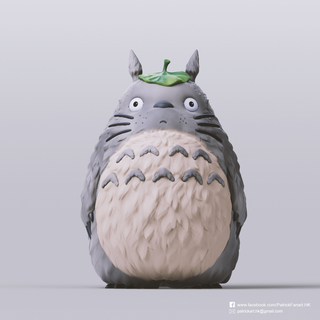 Totoro voisin fictif personnages 3d print model - Mito3D