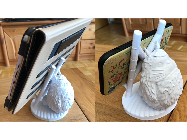 totoro phone stand Accessories 3D print model - Mito3D