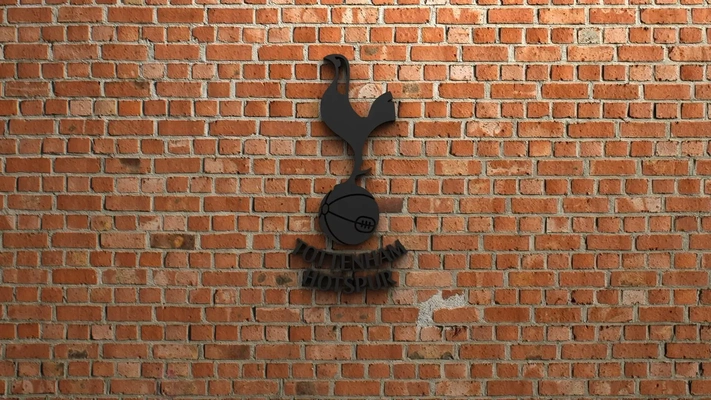 tottenham hotspur fc logo 3d modelli scarica creality nube 3d print model - Mito3D