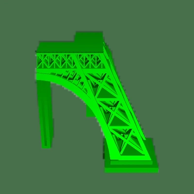 tour eiffel part1 3d modèles télécharger créalité nuage 3d print model - Mito3D