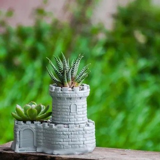 tower planter Nature & Plants 3d print model - Mito3D