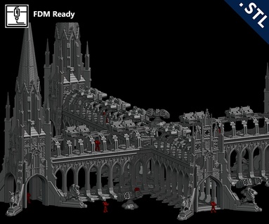 Türme modular architektonisch Modelle 3d print model - Mito3D