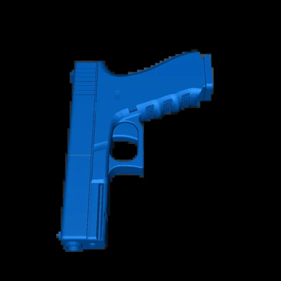 toy glock 3d modelos baixar crialidade nuvem 3d print model - Mito3D