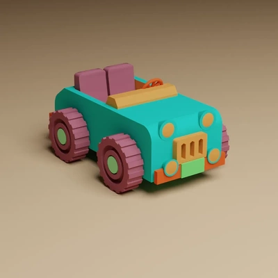 toy car 3d models download creality cloud 3d print model - Mito3D