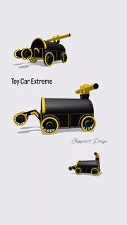 toy car 58 extreme Racing & Roadsters 3d print model - Mito3D