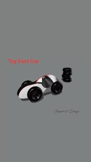 juguete rápido coche vehiculo 33 juguetes juegos 3d print model - Mito3D
