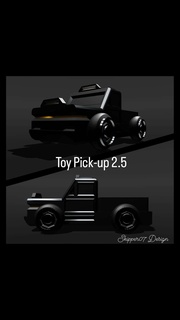 toy pick-up 25 Toy Cars 3d print model - Mito3D