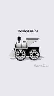 juguete ferrocarril motor 53 3d print model - Mito3D