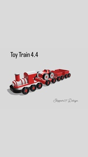 brinquedo trem 44 trens 3d print model - Mito3D