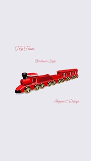 giocattolo treno Natale stile macchine 3d print model - Mito3D