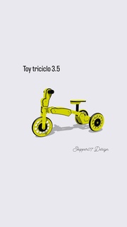 brinquedo triciclo 35 bicicletas 3d print model - Mito3D