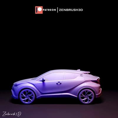 toyota hr 3d modèles télécharger créalité nuage 3d print model - Mito3D