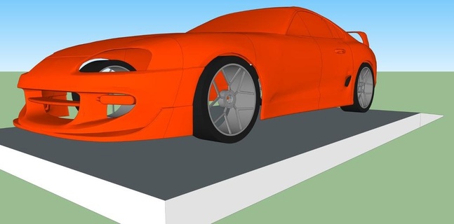 toyota supra body Others 3d print model - Mito3D