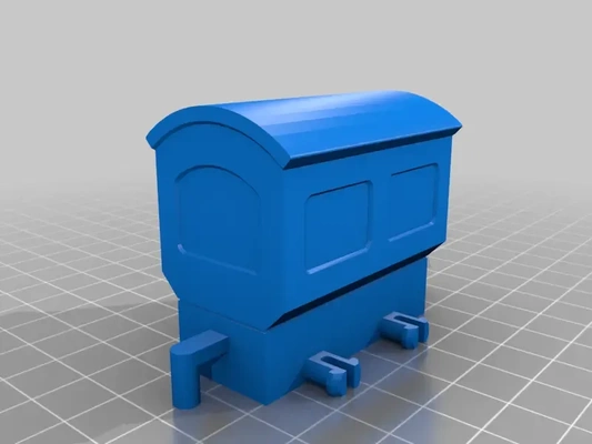 train passager voiture 3d modèles télécharger créalité nuage 3d print model - Mito3D