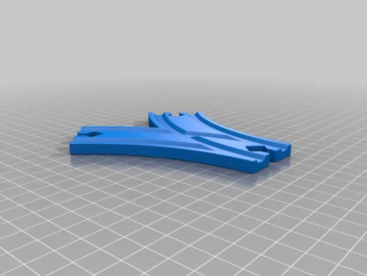 zug spur split 3d modelle download realität wolke 3d print model - Mito3D