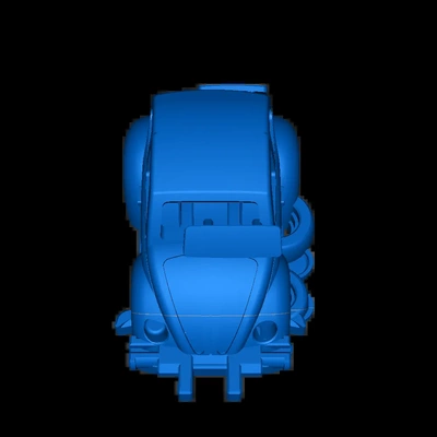 trasformatore vw scarabeo 3d modelli scarica creality nube 3d print model - Mito3D