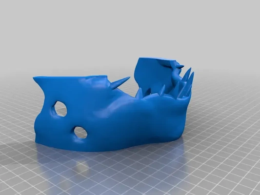 trampero máscara 3d modelos descargar crealidad nube 3d print model - Mito3D