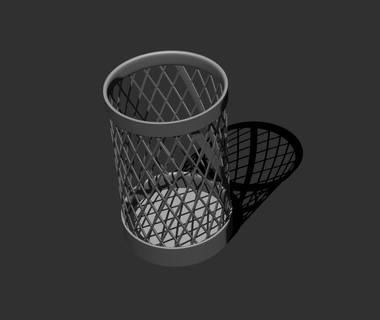 poubelle Ménage 3d print model - Mito3D
