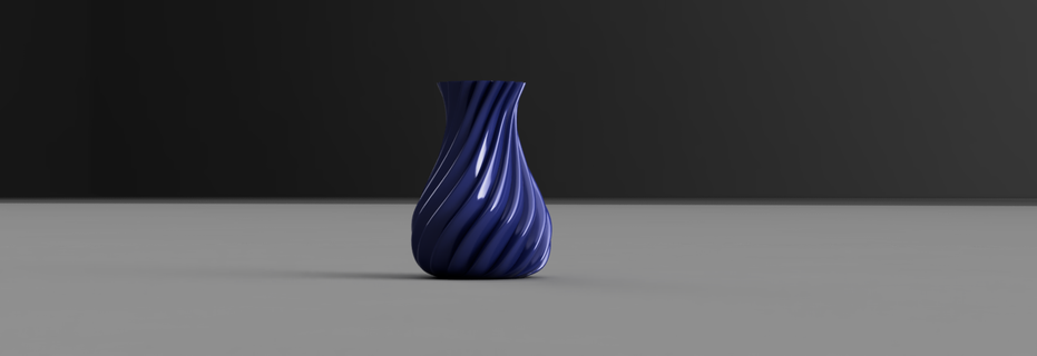 transparent Vase Zuhause Haus Dekor 3d print model - Mito3D