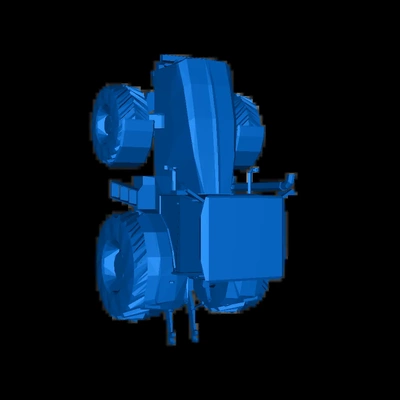 trator 3d modelos baixar crialidade nuvem 3d print model - Mito3D