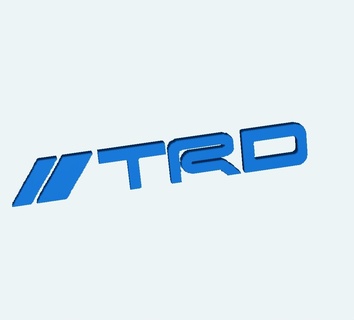 trd logotipo 3d print model - Mito3D