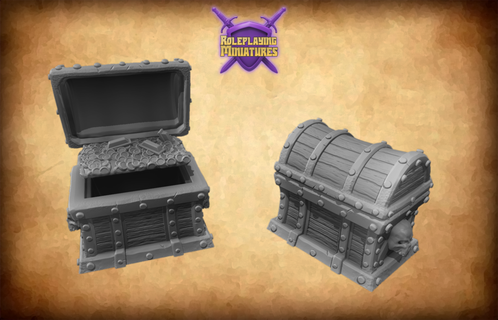 treasure chest Others 3d print model - Mito3D
