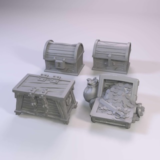 treasure chests Toys & Games 3d print model - Mito3D
