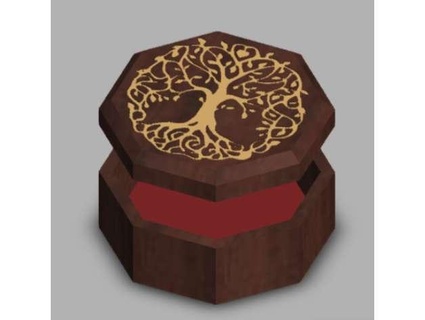 árvore vida joalheria caixa presente 3d modelos baixar crialidade nuvem jóias 3d print model - Mito3D