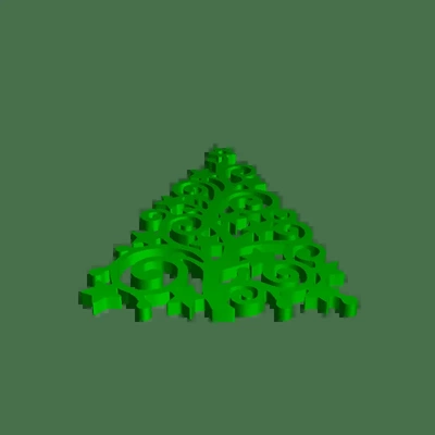 baum ornament 3d modelle download realität wolke 3d print model - Mito3D