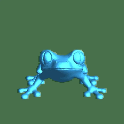 laubfrosch schnitt 3d modelle download realität wolke 3d print model - Mito3D